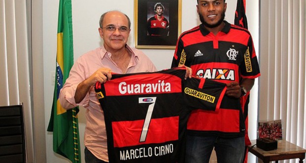 Marcelo Cirino é apresentado como reforço do Flamengo para 2015