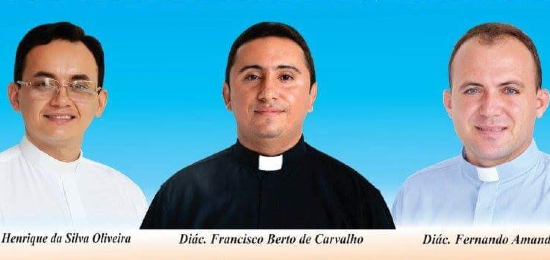 Três novos padres serão ordenados nas cidades de Padre Marcos e Patos do Piauí