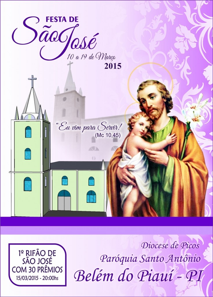 Cartaz do festejo de Belém do Piauí