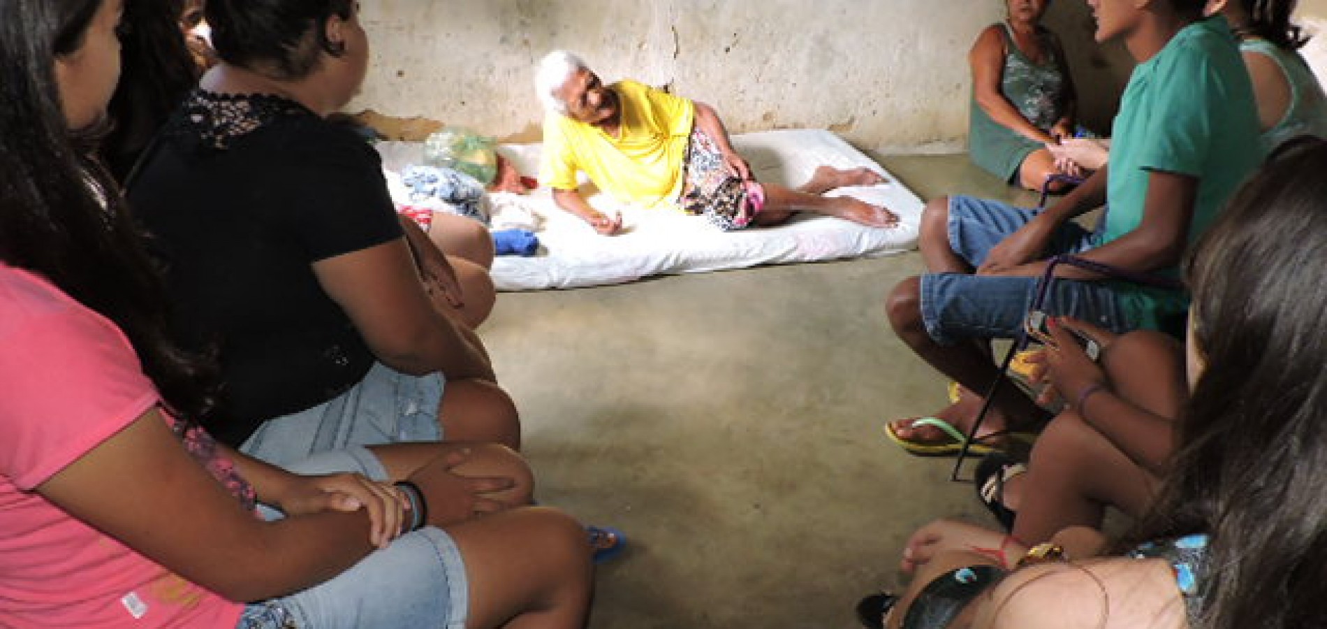 Mãe Carmina, a moradora mais idosa de Campo Grande do Piauí